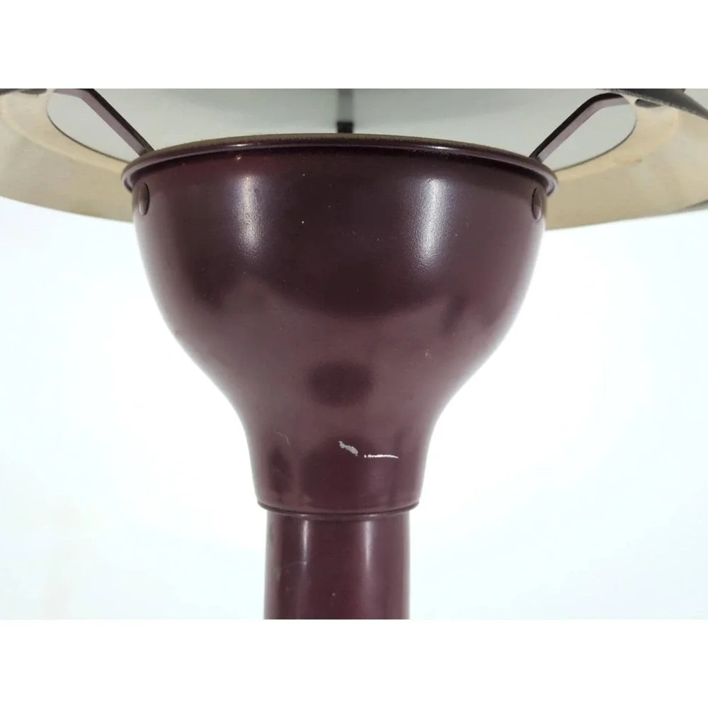 VTG Red Sight Light 1950s Flying Saucer Lamp MCM Mid Century MG Wheeler  Doane